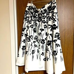 Gorgeous Black and White Long Skirt